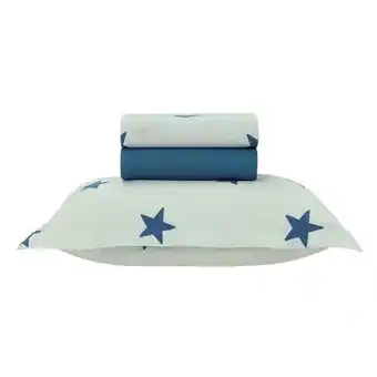 Benoit Jogo de cama karsten estrelado 3902782 3 peças solteiro 180 fios oferta