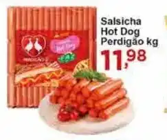 Rossi Supermercado Salsicha Hot Dog Perdigão kg oferta