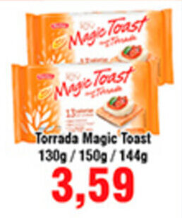 Shibata Supermercados Torrada Magic Toast 130g,150g,144g oferta