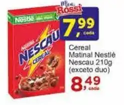Rossi Supermercado Cereal Matinal Nestlé Nescau 210g (exceto duo) oferta