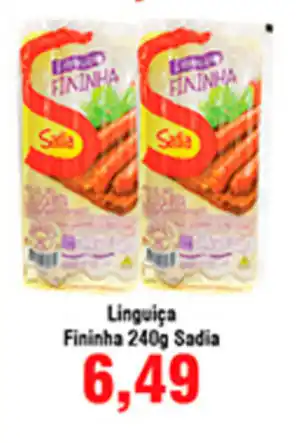 Shibata Supermercados Linguica Fininha 240g Sadia oferta