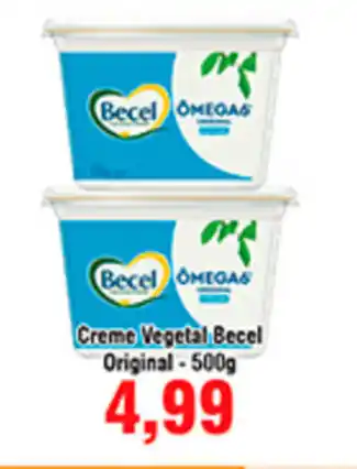 Creme Vegetal Becel Original 500g