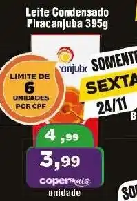 Copercana Leite Condensado Piracanjuba 395g oferta