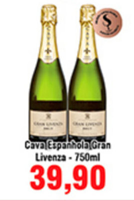 Cava Espanhola Gran Livenza 750ml