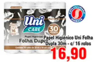 Shibata Supermercados Papel Higiénico Uni Folha Dupla 30m oferta
