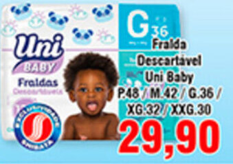 Shibata Supermercados Fralda Descartavel Uni Baby oferta