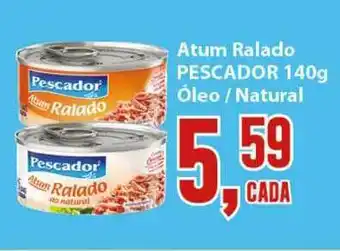 Atum Ralado Pescador 140g óleo/ Natural