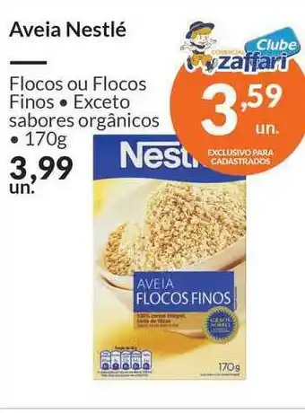 Zaffari Aveia Nestlé 170g oferta