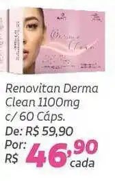 Coocerqui Renovitan Derma Clean 1100mg c/ 60 Caps. oferta