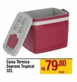 Caixa Térmica Soprano Tropical 32L