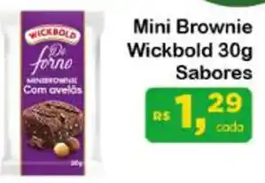 Mini Brownie Wickbold 30g Sabores