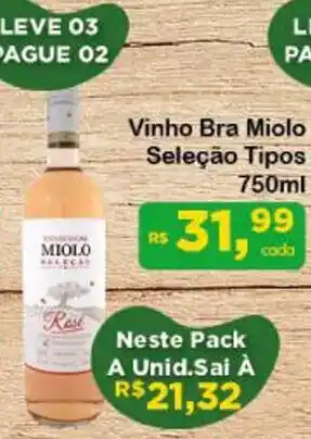 Vinho Bra Miolo Seleção Tipos 750ml