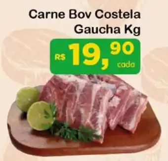 Chama Supermercados Carne Bov Costela Gaucha Kg oferta