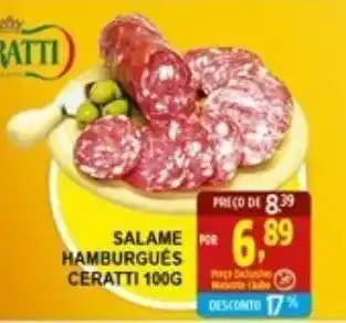 Federzoni Supermercados Salame Hamburgues Ceratti 100g oferta