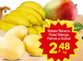 Lopes Supermercados Batata/ Banana Prata/ Manga Palmer a granel 1kg oferta