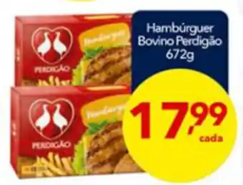 Lopes Supermercados Hamburguer Bovino Perdigao 672g oferta