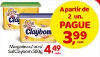 Margarina c/ ou s/ Sal Claybom 500g