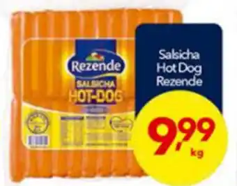 Lopes Supermercados Salsicha Hot Dog Rezende 1kg oferta