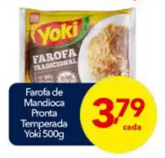 Farofa de Mandioca Pronta Temperada Yoki 500g