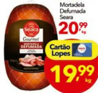 Lopes Supermercados Mortadela Defumada Seara 1kg oferta