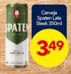 Cerveja Spaten lata Sleek 350ml