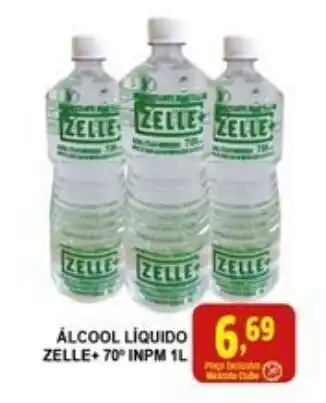 Alcool Liquido Zelle + 70 INPM 1L