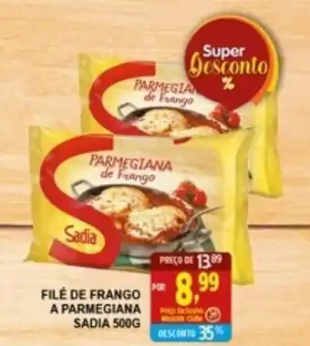 Federzoni Supermercados File de Frango a Parmegiana Sadia 500g oferta