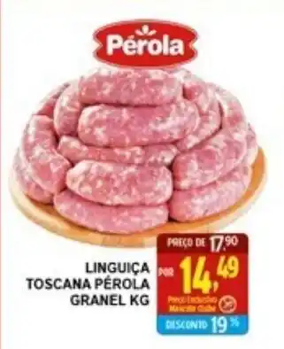Federzoni Supermercados Linguica Toscana Perola Granel 1kg oferta