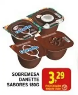 Federzoni Supermercados Sobremesa Danette sabores 180g oferta