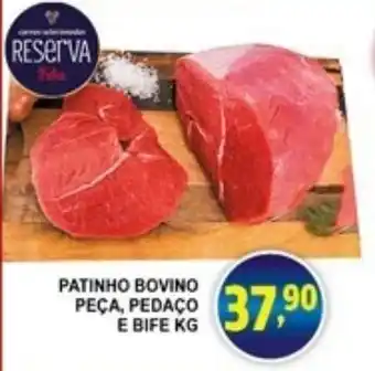 Federzoni Supermercados Patinho Bovino peca ou pedaco e Bife1kg oferta