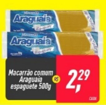 Frangolândia Macarrao comum Araguaia espaguete 500g oferta