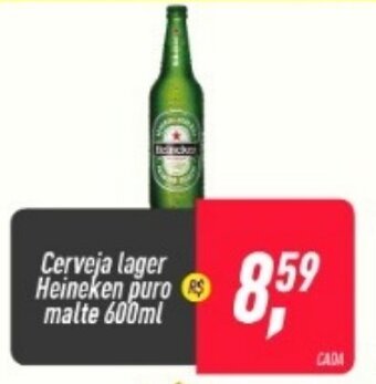 Frangolândia Cerveja lager Heineken puro malte 600ml oferta