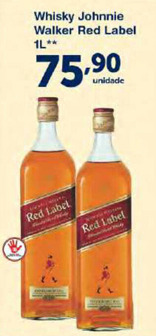 Whisky Johnnie Walker Red Label 1L