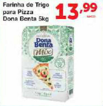 Roldão Farinha de Trigo para Pizza Dona Benta 5kg oferta