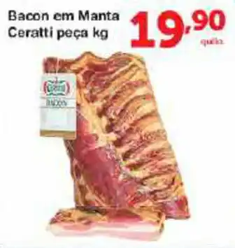 Roldão Bacon em Manta Ceratti peca 1kg oferta