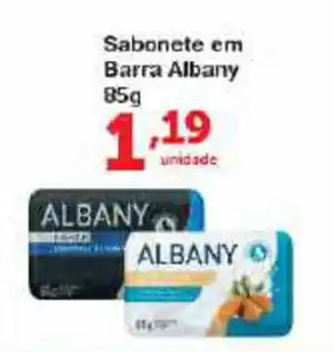 Roldão Sabonete em Barra Albamy 85g oferta