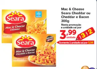 mac & Cheese Seara Cheddar e Bacon 300g