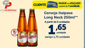 Roldão Cerveja Itaipava Long Neck 250ml oferta