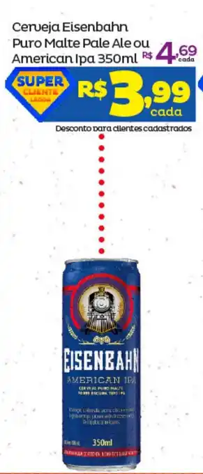Super Lagoa Cerveja Eisenbahn Puro Malte Pale Ale u American Ipa 350ml oferta