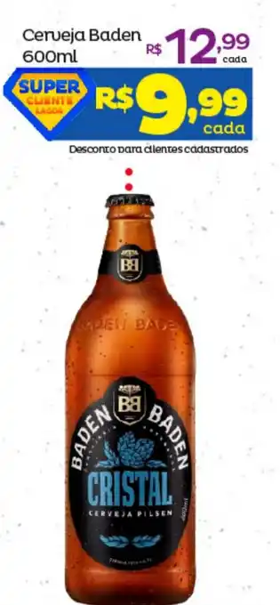 Super Lagoa Cerveja Baden 600ml oferta