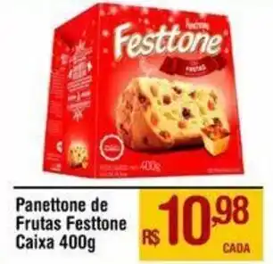Max Atacadista Panettone de Frutas Festtone Caixa 400g oferta