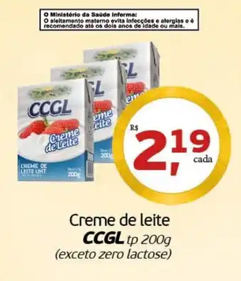 Cometa Supermercados Creme de Leite CCGL 200g oferta