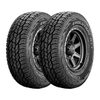 Pneustore Jogo 2 pneus cooper aro 16 evolution att 245/70r16 107t oferta