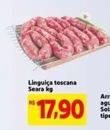 Extra Supermercado Linguica toscana Seara 1kg oferta