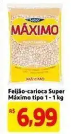 Extra Supermercado Feijao Carioca Super Maximo tipo 1 1kg oferta