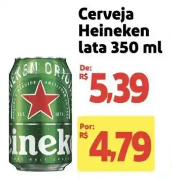 Extra Supermercado Cerveja Heineken lata 350 ml oferta