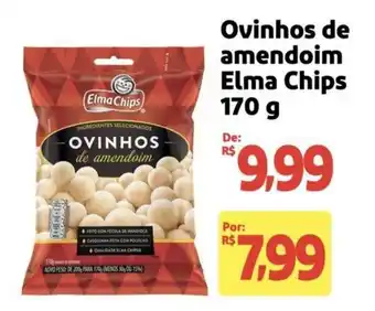 Extra Supermercado Ovinhos de amendoim Elma Chips 170 g oferta