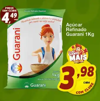 Açúcar Refinado Guarani 1Kg