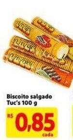 Extra Supermercado Biscoito Salgado Tuc's 100g oferta