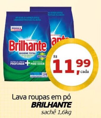 Lava Roupas em po Brilhante 1.6kg